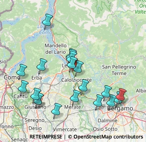 Mappa Via Giuseppe Zelioli, 23900 Lecco LC, Italia (15.887)