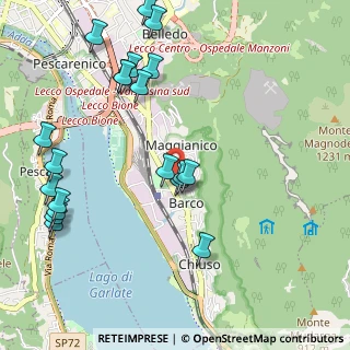 Mappa Via Giuseppe Zelioli, 23900 Lecco LC, Italia (1.231)