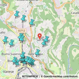 Mappa Via Presolana, 21100 Varese VA, Italia (1.389)