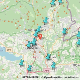 Mappa Via Presolana, 21100 Varese VA, Italia (5.12467)