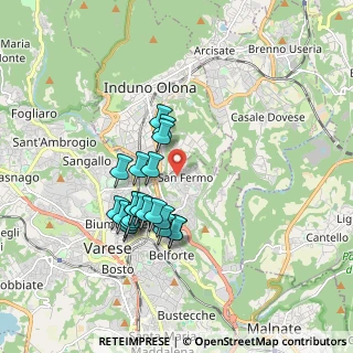 Mappa Via Presolana, 21100 Varese VA, Italia (1.537)