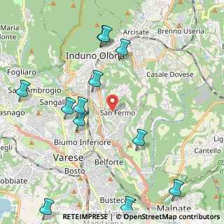 Mappa Via Presolana, 21100 Varese VA, Italia (2.77308)
