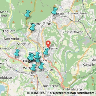 Mappa Via Presolana, 21100 Varese VA, Italia (2.22)