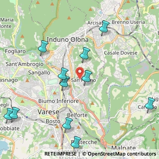 Mappa Via Presolana, 21100 Varese VA, Italia (2.57818)