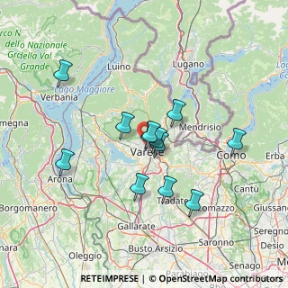 Mappa Viale Giambattista Aguggiari, 21100 Varese VA, Italia (11.68917)