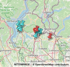 Mappa Viale Giambattista Aguggiari, 21100 Varese VA, Italia (9.07364)