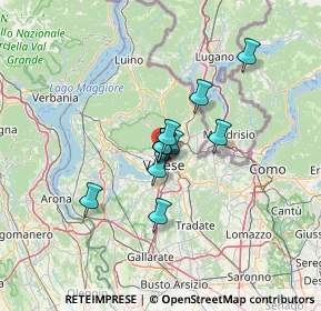 Mappa Viale Giambattista Aguggiari, 21100 Varese VA, Italia (8.19455)