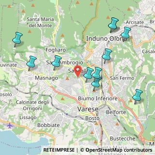 Mappa Viale Giambattista Aguggiari, 21100 Varese VA, Italia (2.26545)