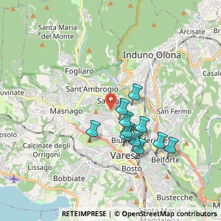 Mappa Viale Giambattista Aguggiari, 21100 Varese VA, Italia (1.58455)