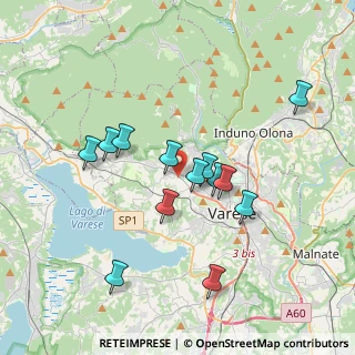 Mappa Via San Maurizio, 21100 Varese VA, Italia (3.33769)