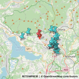 Mappa Via San Maurizio, 21100 Varese VA, Italia (3.29824)