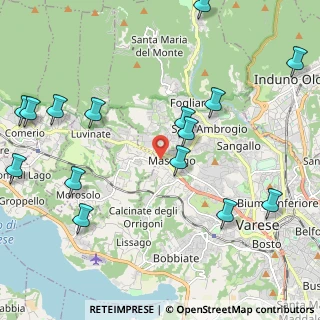 Mappa Via San Maurizio, 21100 Varese VA, Italia (2.644)