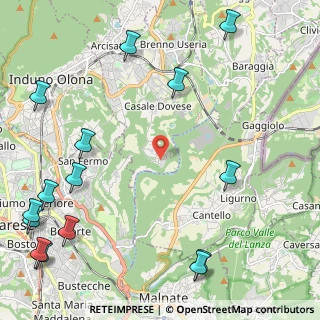 Mappa Via Martiri della Libertà, 21051 Arcisate VA, Italia (3.24467)