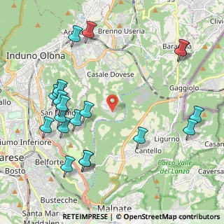 Mappa Via Martiri della Libertà, 21051 Arcisate VA, Italia (2.44)