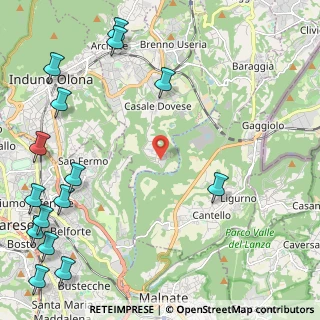 Mappa Via Martiri della Libertà, 21051 Arcisate VA, Italia (3.36133)
