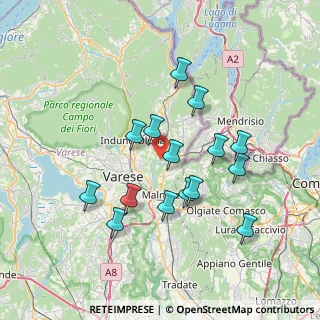 Mappa Via Martiri della Libertà, 21051 Arcisate VA, Italia (6.62)