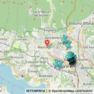 Mappa Piazzale Alcide De Gasperi, 21100 Varese VA, Italia (2.44)