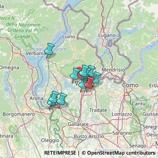 Mappa Piazzale Alcide De Gasperi, 21100 Varese VA, Italia (8.89909)