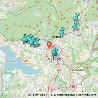 Mappa Via Romans Sur Isere, 21100 Varese VA, Italia (3.49182)