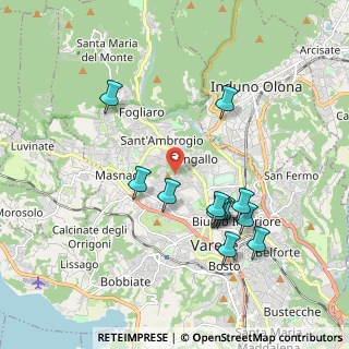Mappa Via Romans Sur Isere, 21100 Varese VA, Italia (1.84917)