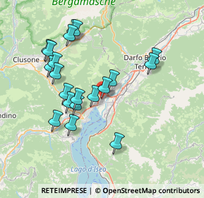 Mappa Via San Rocco, 24062 Costa Volpino BG, Italia (7.0625)