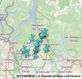 Mappa Via San Paolo, 23862 Civate LC, Italia (9.91545)