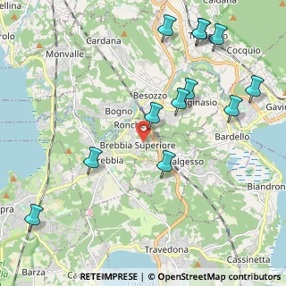 Mappa Via Roncaccio, 21020 Brebbia VA, Italia (2.46917)