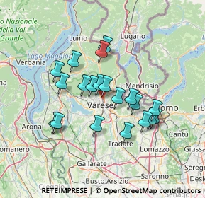 Mappa Malpensa Med Poliambulatorio, 21100 Varese VA, Italia (11.4955)