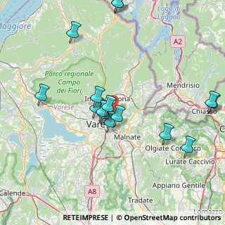 Mappa Via Val Camonica, 21100 Varese VA, Italia (8.15)