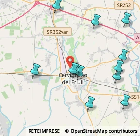 Mappa Via Carnia, 33052 Cervignano del Friuli UD, Italia (4.59583)