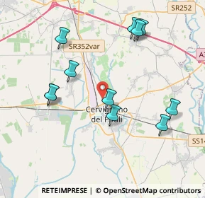 Mappa Via Carnia, 33052 Cervignano del Friuli UD, Italia (4.04364)