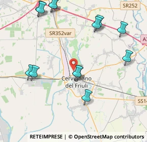 Mappa Via Carnia, 33052 Cervignano del Friuli UD, Italia (4.82615)