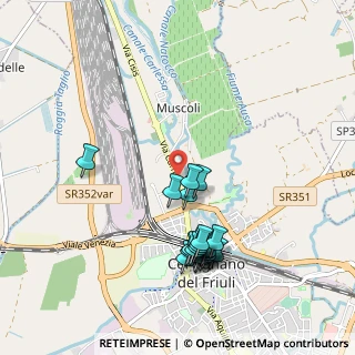 Mappa Via Carnia, 33052 Cervignano del Friuli UD, Italia (0.964)