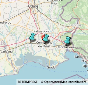 Mappa Via Carnia, 33052 Cervignano del Friuli UD, Italia (8.70909)