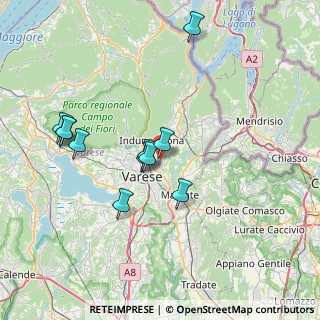 Mappa Via Valsugana, 21100 Varese VA, Italia (6.83818)