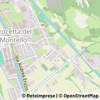 Map Crocetta del Montello