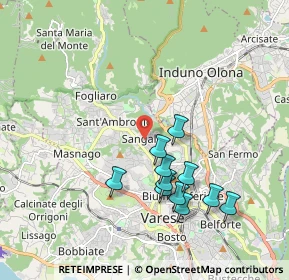 Mappa Via Legnani, 21100 Varese VA, Italia (1.81091)