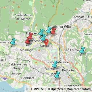 Mappa Via Legnani, 21100 Varese VA, Italia (1.89182)