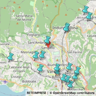 Mappa Via Legnani, 21100 Varese VA, Italia (2.82824)