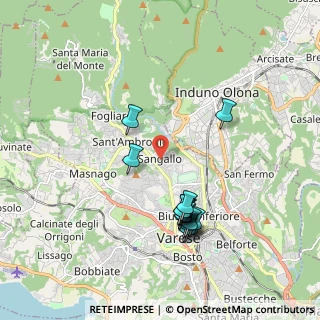 Mappa Via Legnani, 21100 Varese VA, Italia (1.87533)