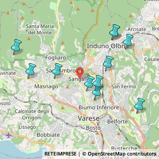 Mappa Via Legnani, 21100 Varese VA, Italia (2.22)