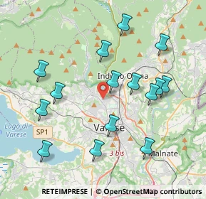 Mappa Via Legnani, 21100 Varese VA, Italia (4.05867)