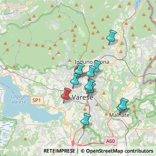 Mappa Via Legnani, 21100 Varese VA, Italia (3.14636)
