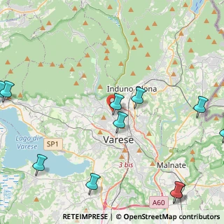 Mappa Via Legnani, 21100 Varese VA, Italia (6.10273)