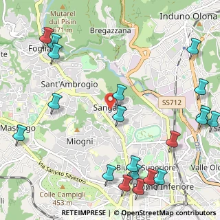 Mappa Via Legnani, 21100 Varese VA, Italia (1.511)