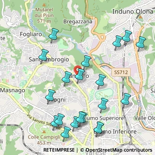 Mappa Via Legnani, 21100 Varese VA, Italia (1.24)