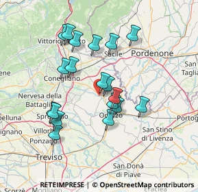 Mappa Via Campati, 31043 Fontanelle TV, Italia (12.85737)