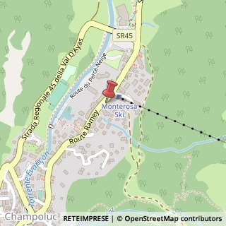 Mappa Route Ramey, 67, 11020 Ayas, Aosta (Valle d'Aosta)