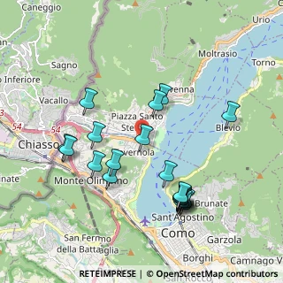 Mappa Via Silvio Pellico, 22100 Como CO, Italia (1.954)