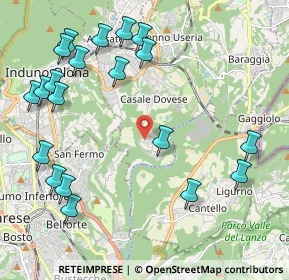 Mappa Via Caio Mario, 21051 Arcisate VA, Italia (2.5505)